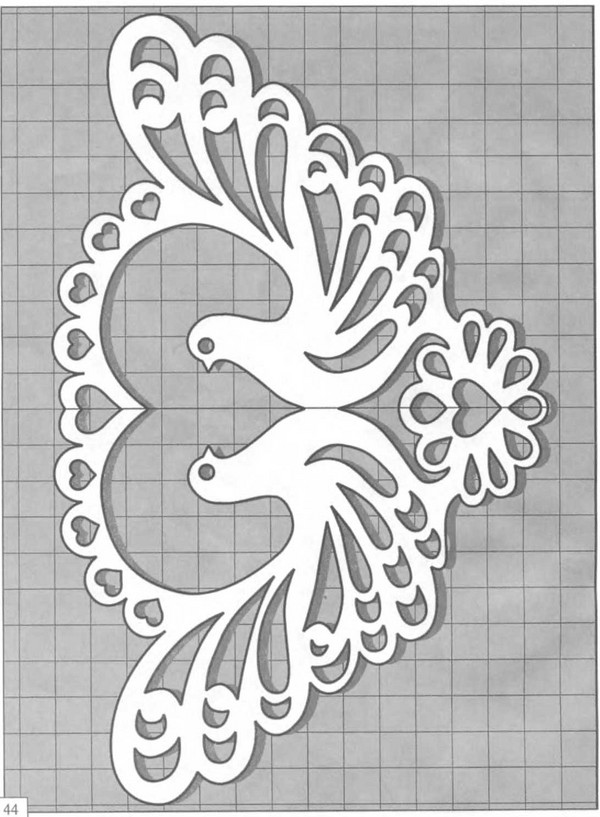 Skæretråd (openwork) og stencils