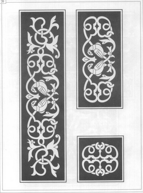 Skæretråd (openwork) og stencils