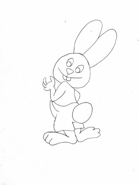 Farve påske Bunny