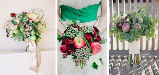 Selv en blomsterhandler: 5 efterårsbuketter med grøntsager og frugter