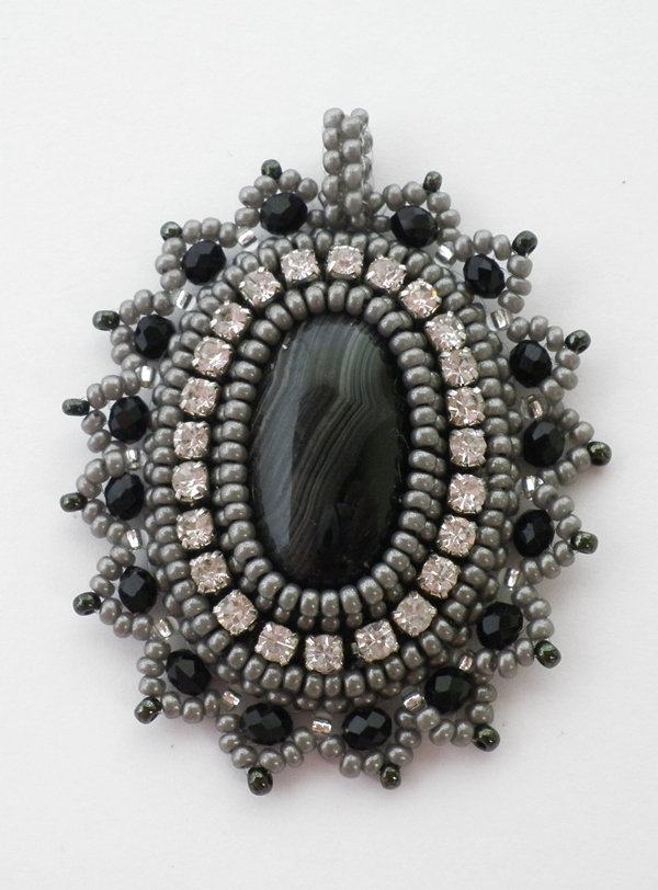 Beaded vedhæng, master klasse med foto