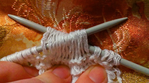 Openwork sommerbluse "Romance of Summer" med strikkepinde