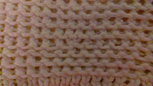 Openwork sommerbluse "Romance of Summer" med strikkepinde