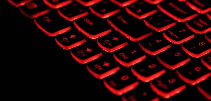 oplyst tastatur