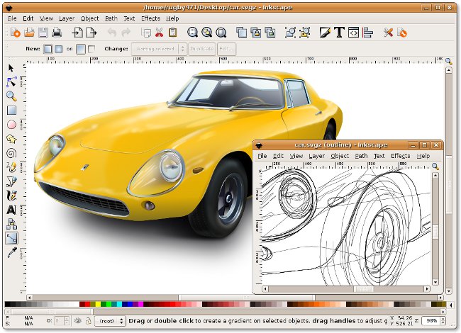 Inkscape: gratis vektor editor