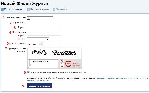 Hvordan laver man LJ? Registrering i LiveJournal Hvordan laver man LJ? Registrering i LiveJournal
