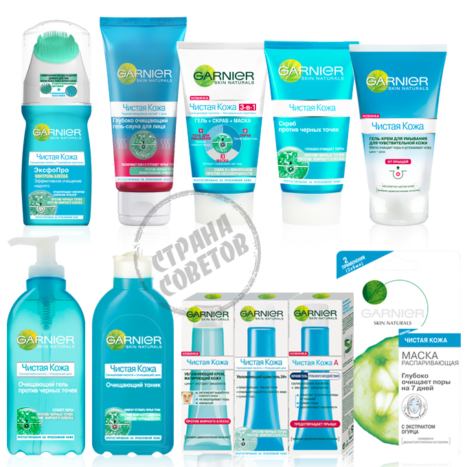 Garnier Skin Naturals Pure Skin Gel-sauna, krat, gel, tonic, creme, maske, organer, pleje, eksfopro