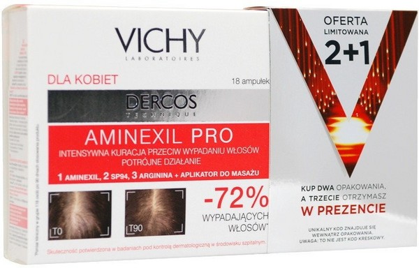 Dercos AMINEXIL SP94 Midler mod hårtab for MEN 12 ampuller