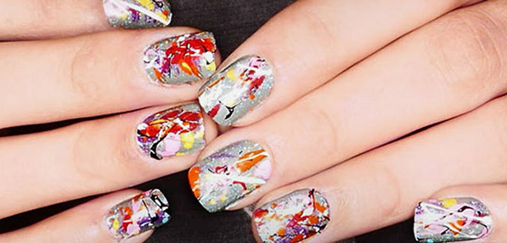 Abstrakt manicure - sommer trend-2016