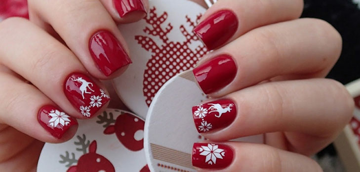 Aerografi: Ideen til en festlig manicure