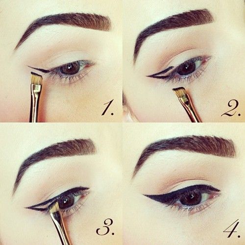 Hvordan laver man en make-up i stil med pin-up: foto