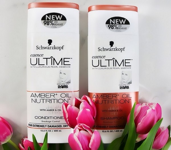 Krøller som modellen: Nye produkter Schwarzkopf Amber + Olie ernæring