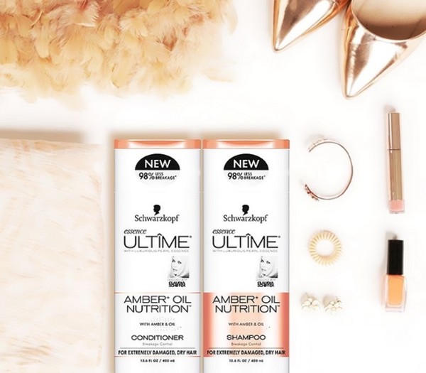 Krøller som modellen: Nye produkter Schwarzkopf Amber + Olie ernæring