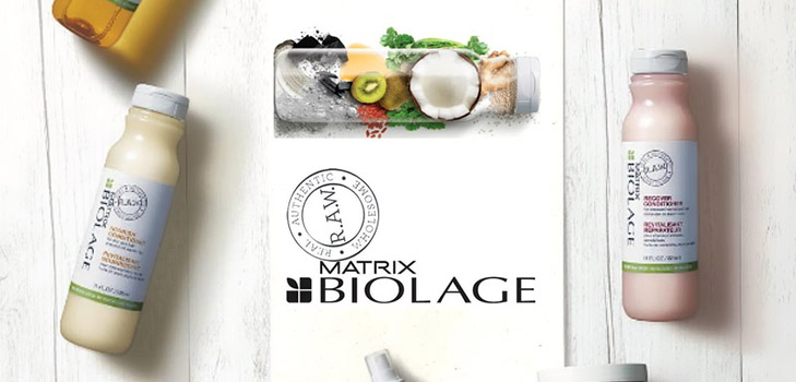 Drømmekroner: Den professionelle linje Matrix Biolage R.A.W.