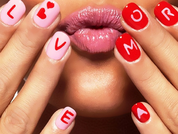 Kærlighed er ...: Ideer til en smuk manicure til Valentinsdag