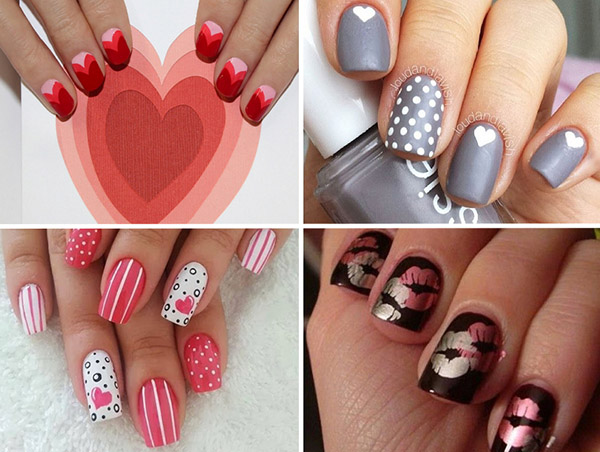 Kærlighed er ...: Ideer til en smuk manicure til Valentinsdag