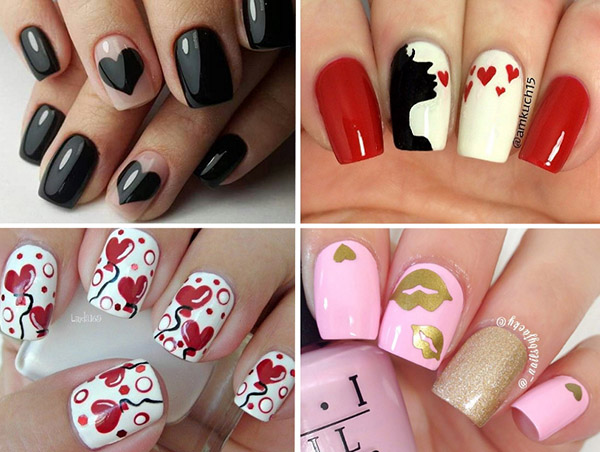 Kærlighed er ...: Ideer til en smuk manicure til Valentinsdag