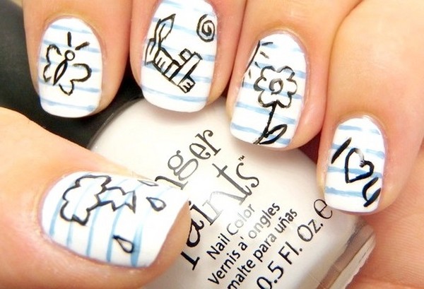 Hvad manicure at lave i skolen den 1. september et billede. Manicure ideer til vidensdag for elever af 9. og 11. klasse