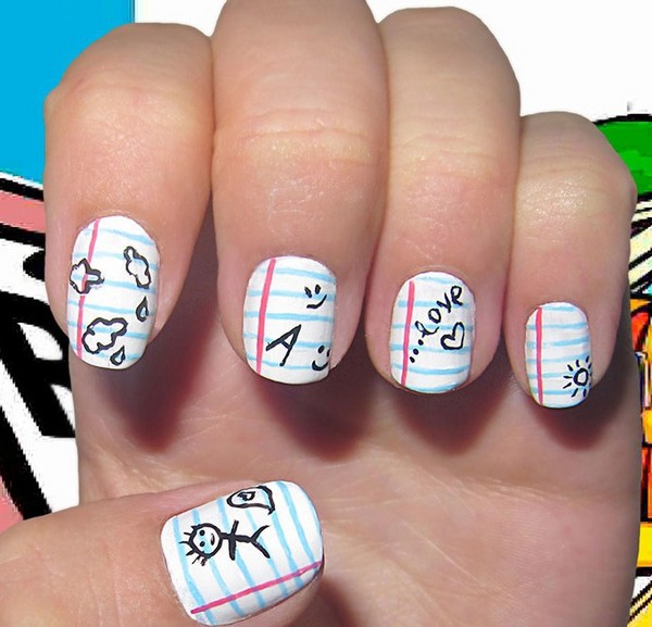Hvad manicure at lave i skolen den 1. september et billede. Manicure ideer til vidensdag for elever af 9. og 11. klasse