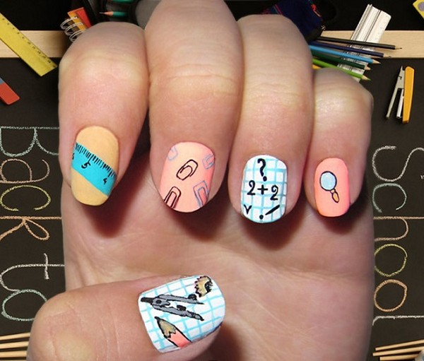 Hvad manicure at lave i skolen den 1. september et billede. Manicure ideer til vidensdag for elever af 9. og 11. klasse