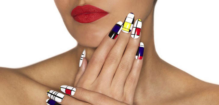 Manicure сolor blok - september trend-2016