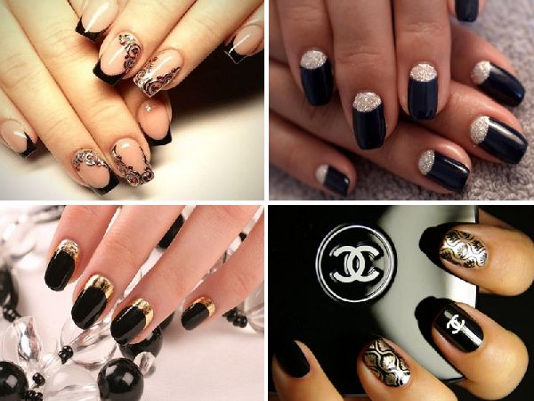 Manicure total black - efterår trend-2016