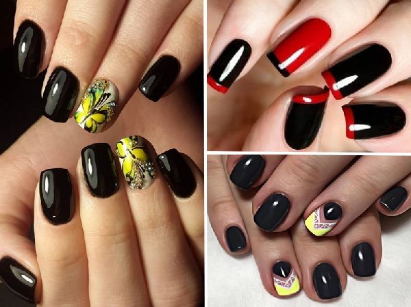 Manicure total black - efterår trend-2016
