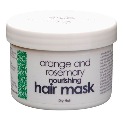 Maske til splitder af hår med rosmarin