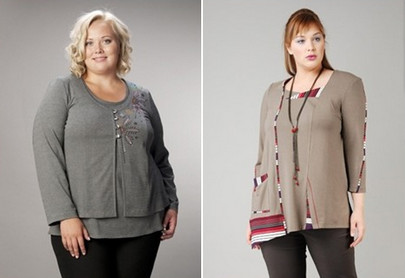 Moderigtige bluser og sweater til komplet, efterår-vinter 2014-2015, foto