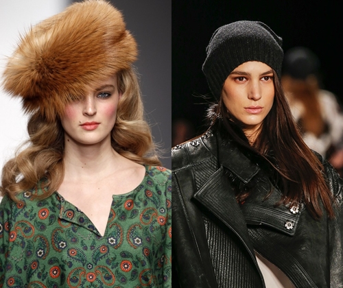 Fashion hovedtøj vinter 2014: Billeder af de mest fashionable kvinder og mænds hatte 