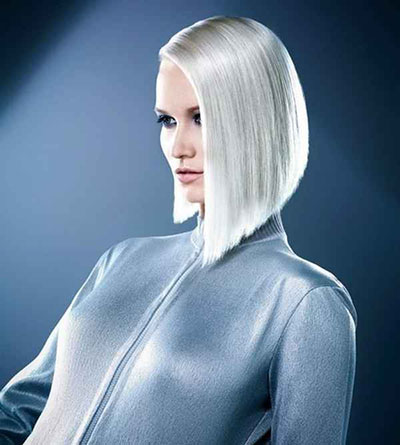 Asymmetriske haircuts til mellemlangt hår