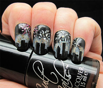 Idéer om usædvanlig manicure til nytårsferie