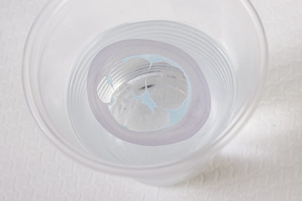 Marmor manicure med gel-lak