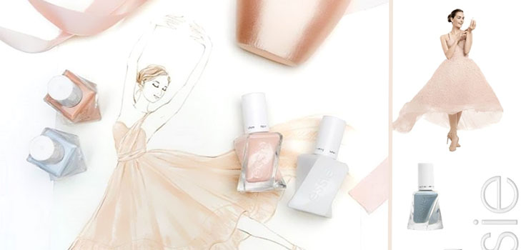 Pastelmanikyr: En samling af lakker Essie Gel Couture Ballet Nudes 2017