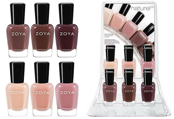 Pastel manikyr af Zoya: en samling af lakker Naturel 3 Spring 2017