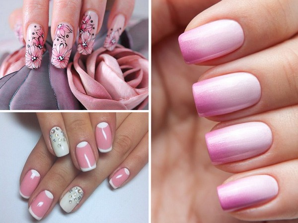 Pink manicure - den nuværende sommer trend