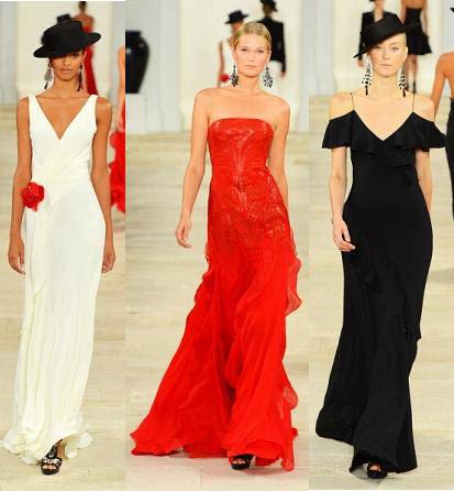 Den mest fashionable lange og korte aftenklæder vårsommer 2013