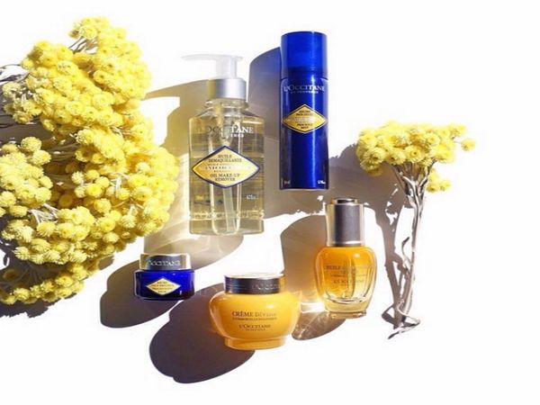 Effekten af ​​immortelle: anti-aging novelties af Immortelle serien fra L'occitane