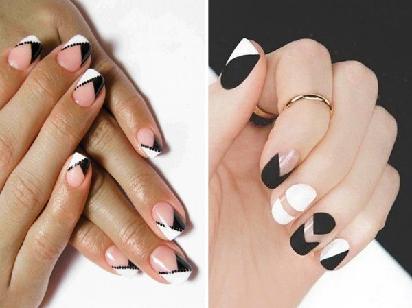 Triangulær geometri - manicure trend-2016