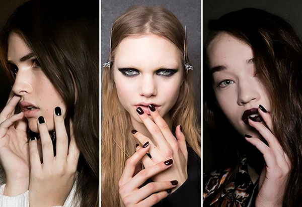 Tre populære trends i efteråret manicure-2016