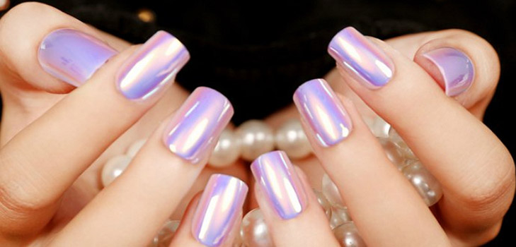 "Mirror" manicure - efterårsmodel-2016