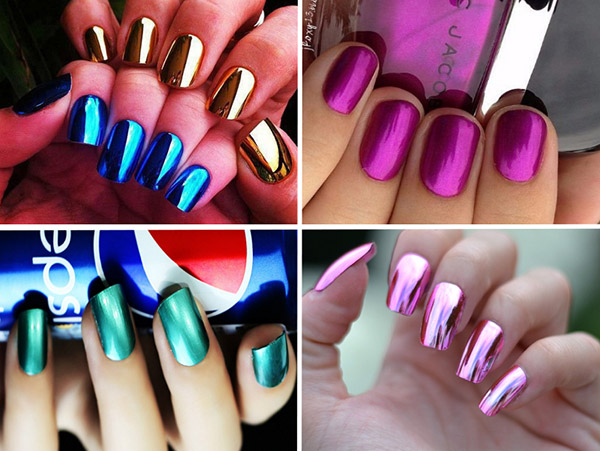 "Mirror" manicure - efterårsmodel-2016