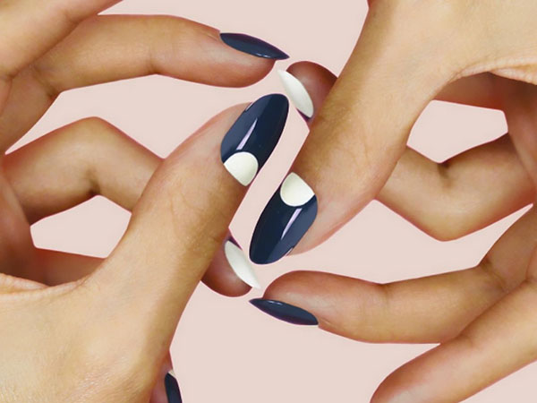 Vinter, farvel: foråret fransk manicure-2017