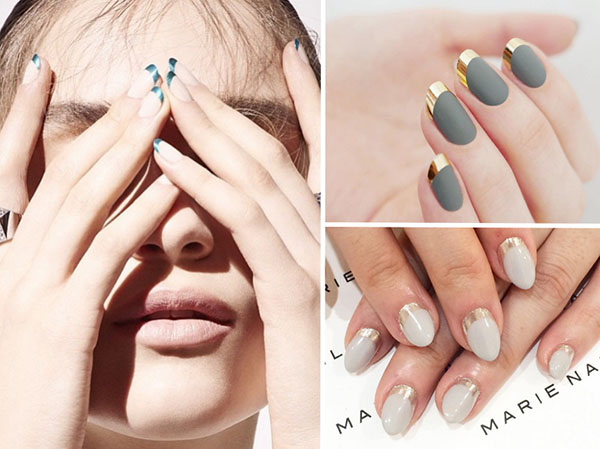 Vinter, farvel: foråret fransk manicure-2017