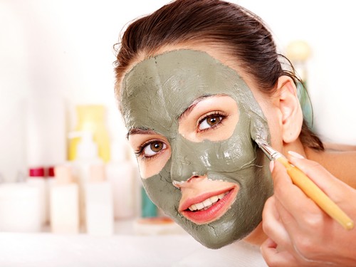 Vintermaske med olivenolie