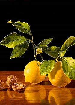 Fastgørende nød-citron blanding
