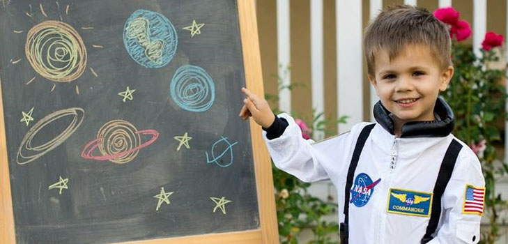 Kosmonautics Day i skolen