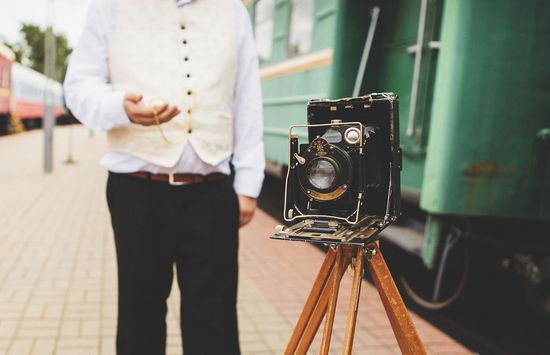 Bryllupsfoto session i retro stil
