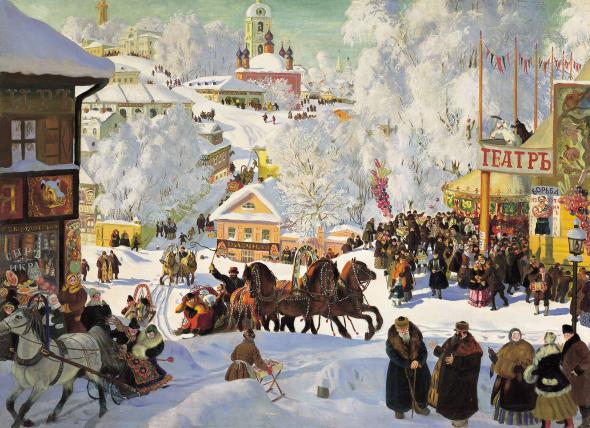 Hvordan man tegner Shrovetide? Tegn en forårsferie med børnene