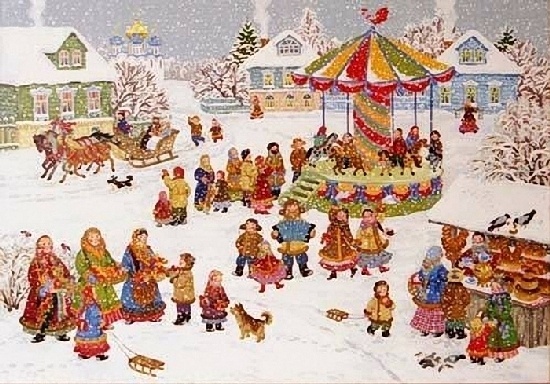 Hvordan man tegner Shrovetide? Tegn en forårsferie med børnene